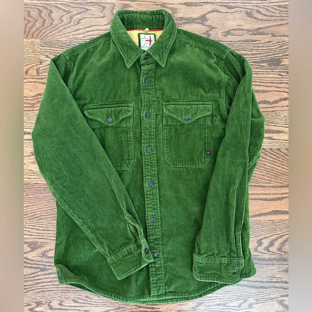 Relwen Men’s Large Dark Green Utility Workshirt